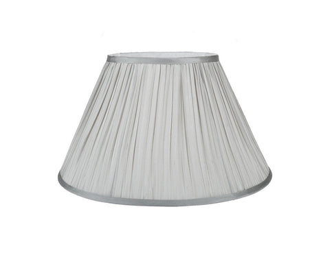 Silk Dove Pleated Lamp Shade 18"