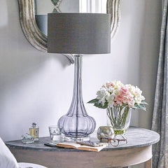 Lovell Smoked Glass Lamp