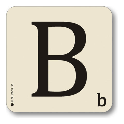 B Letter Coaster  Coasters - Bow House Lifestyle