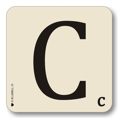 C Letter Coaster  Coasters - Bow House Lifestyle