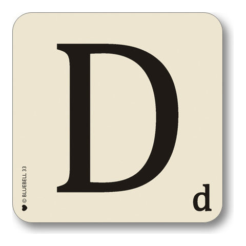 D Letter Coaster  Coasters - Bow House Lifestyle