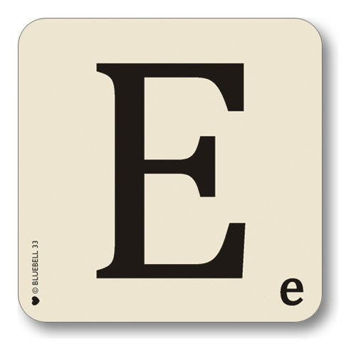 E Letter Coaster  Coasters - Bow House Lifestyle