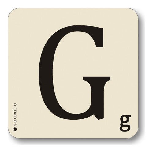 G Letter Coaster  Coasters - Bow House Lifestyle