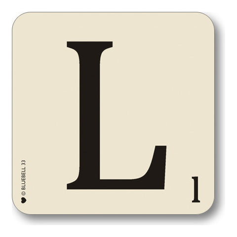 L Letter Coaster  Coasters - Bow House Lifestyle