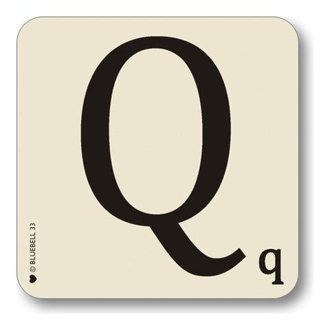 Q Letter Coaster