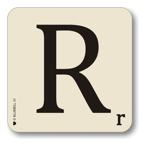 R Letter Coaster