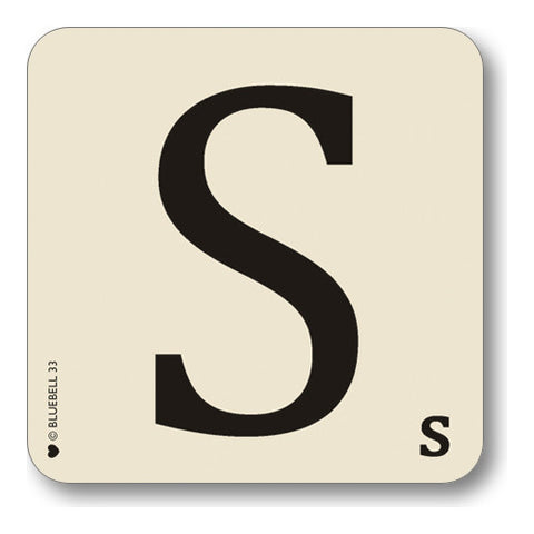 S Letter Coaster