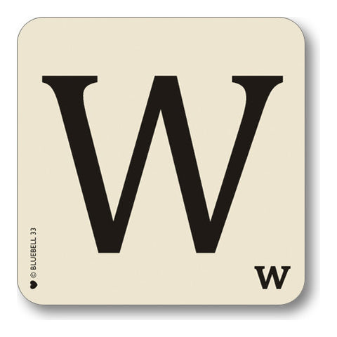 W Letter Coaster