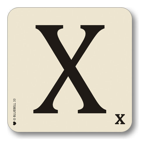 X Letter Placemat