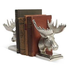 Gold Moose Bookends