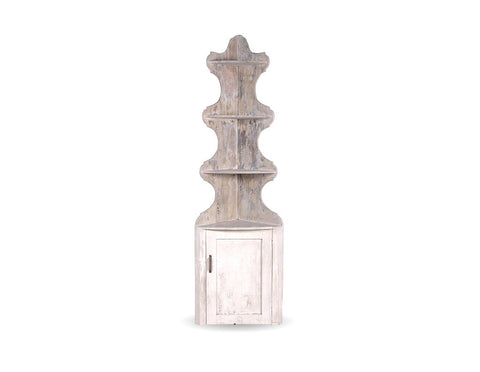 Delta distressed Corner Unit  Bathroom - Bow House Lifestyle