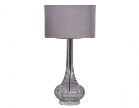 Lovell Smoked Glass Lamp
