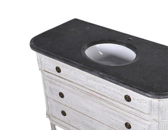 Marseille Marble Top Sink Unit With Drawers