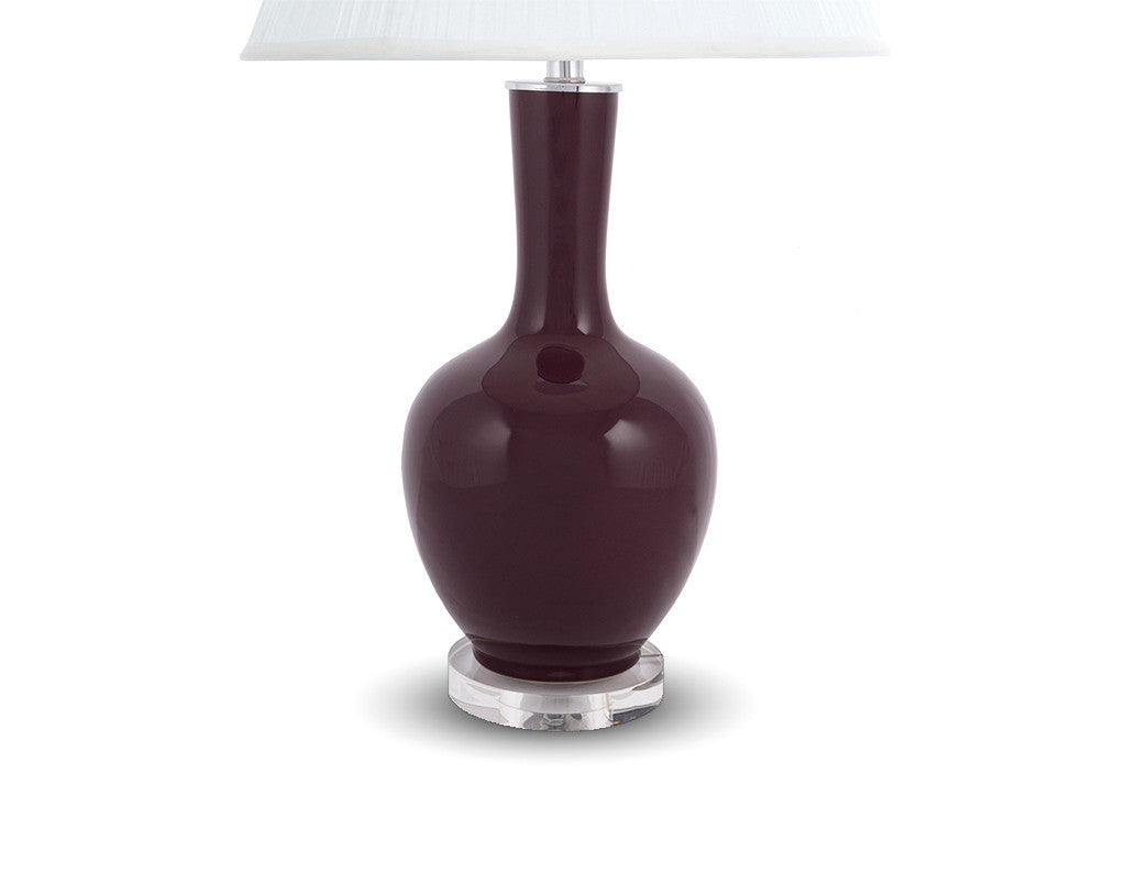 Abel Lamp Base in Plum  Lighting - Bow House Lifestyle