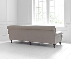 Country upholstered 3 seater sofa with cushions