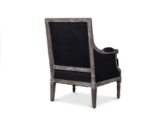 Lafayette Arm Chair -  Black Linen  Arm Chair - Bow House Lifestyle