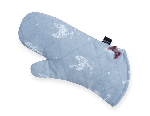 Evelyn Grey Chicken Oven Gloves  Gifts - Bow House Lifestyle