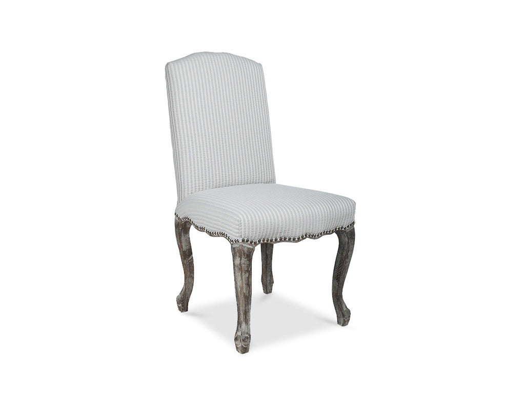 Vernay Dining Chair - Linen Ticking