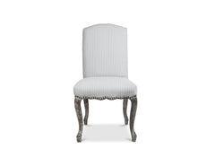 Vernay Dining Chair - Linen Ticking