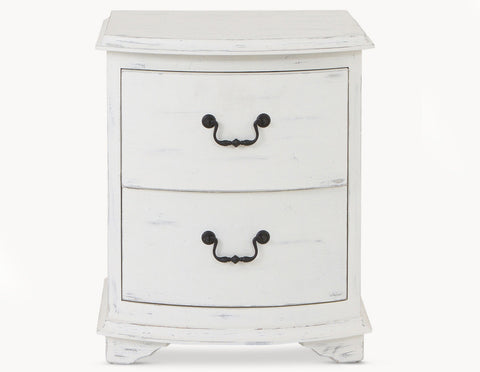 Humphry Bedside Table in White  Chest - Bow House Lifestyle