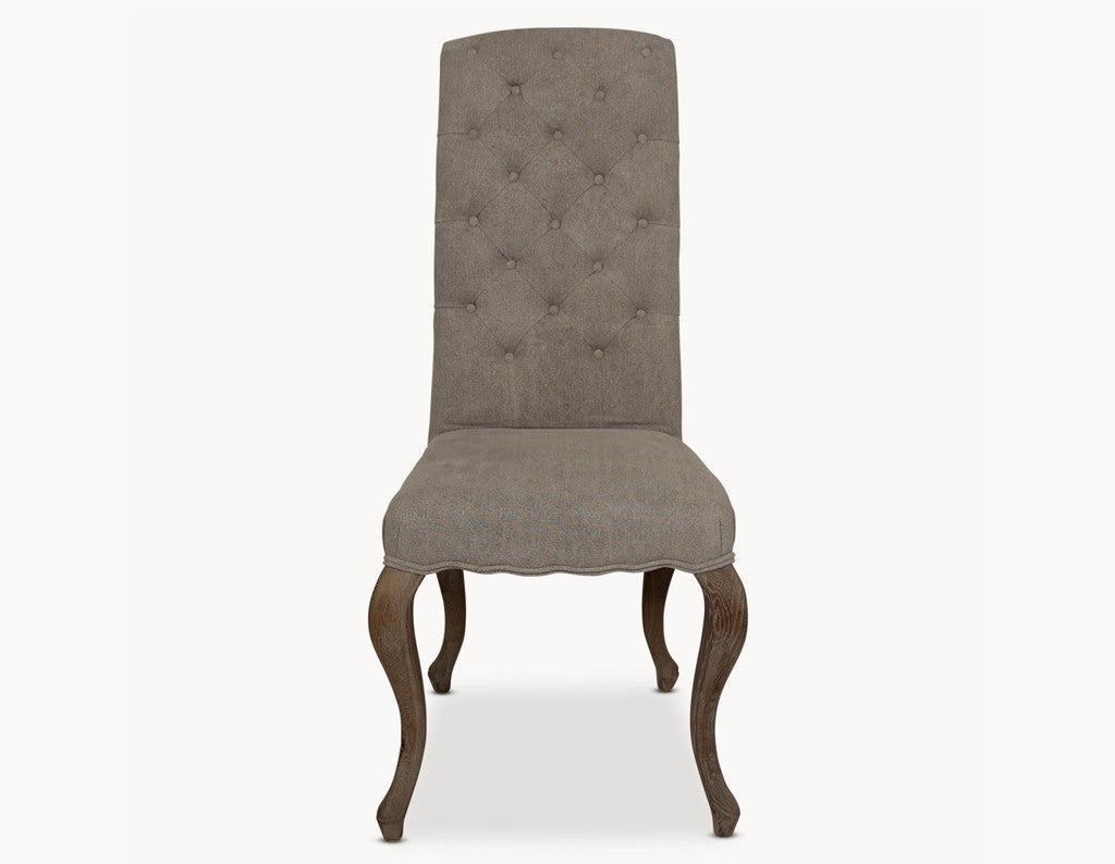 Etienne Grey Linen Dining Chair  Dining Chair - Bow House Lifestyle