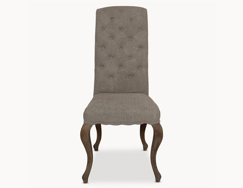 Etienne Grey Linen Dining Chair  Dining Chair - Bow House Lifestyle