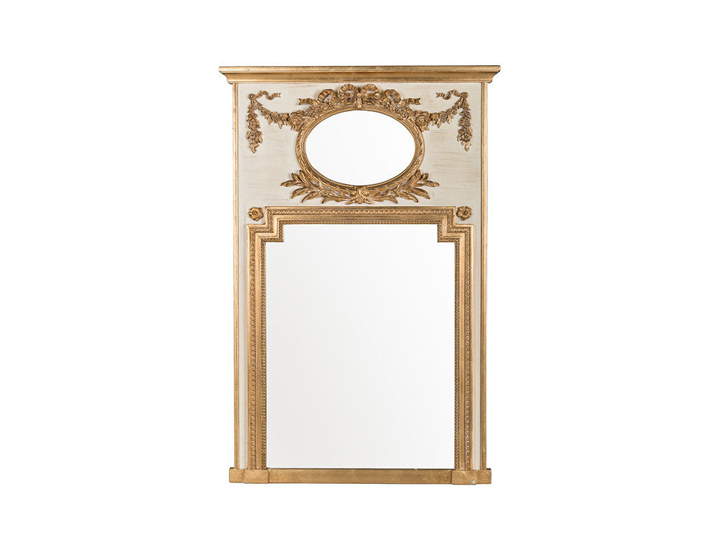 Voletta Overmantel Mirror - Gilt