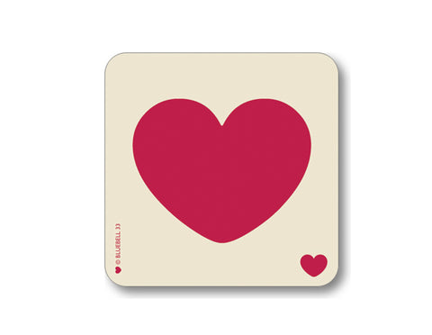 Red Scrabble Heart Placemat