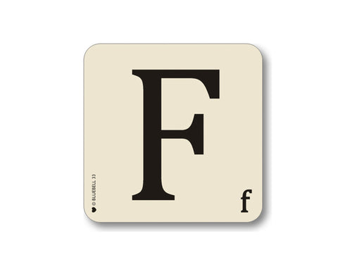 F Letter Placemat  Placemat - Bow House Lifestyle