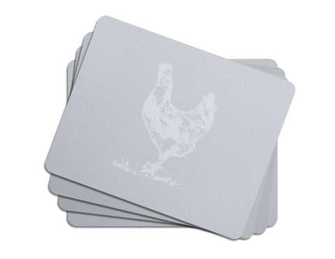 Set of 4 Chicken Placemats