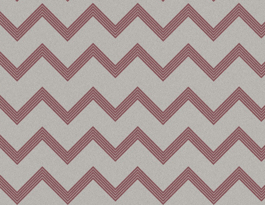 The Chevron - Berry Red