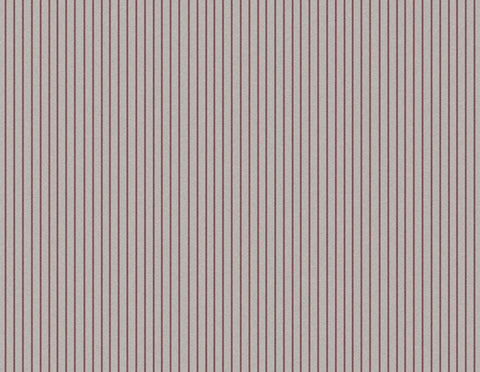 The Pinstripe - Berry Red