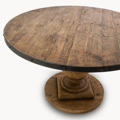 Germaine Round Pine Dining Table  Dining Table - Bow House Lifestyle