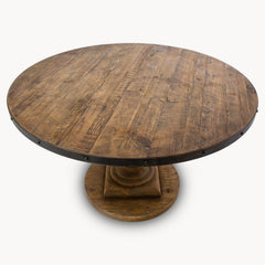 Germaine Round Pine Dining Table  Dining Table - Bow House Lifestyle