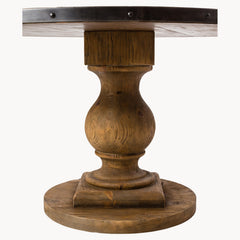 Germaine Round Pine Dining Table  Dining Table - Bow House Lifestyle